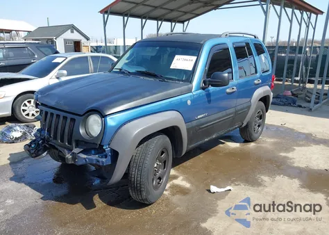 2004 Jeep Liberty Sport from USA, damaged, VIN 1J4GL48K54W268512